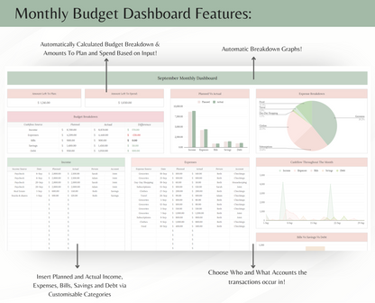 Family Budget Planner Spreadsheet