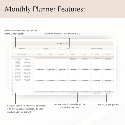 Life Planner Spreadsheet